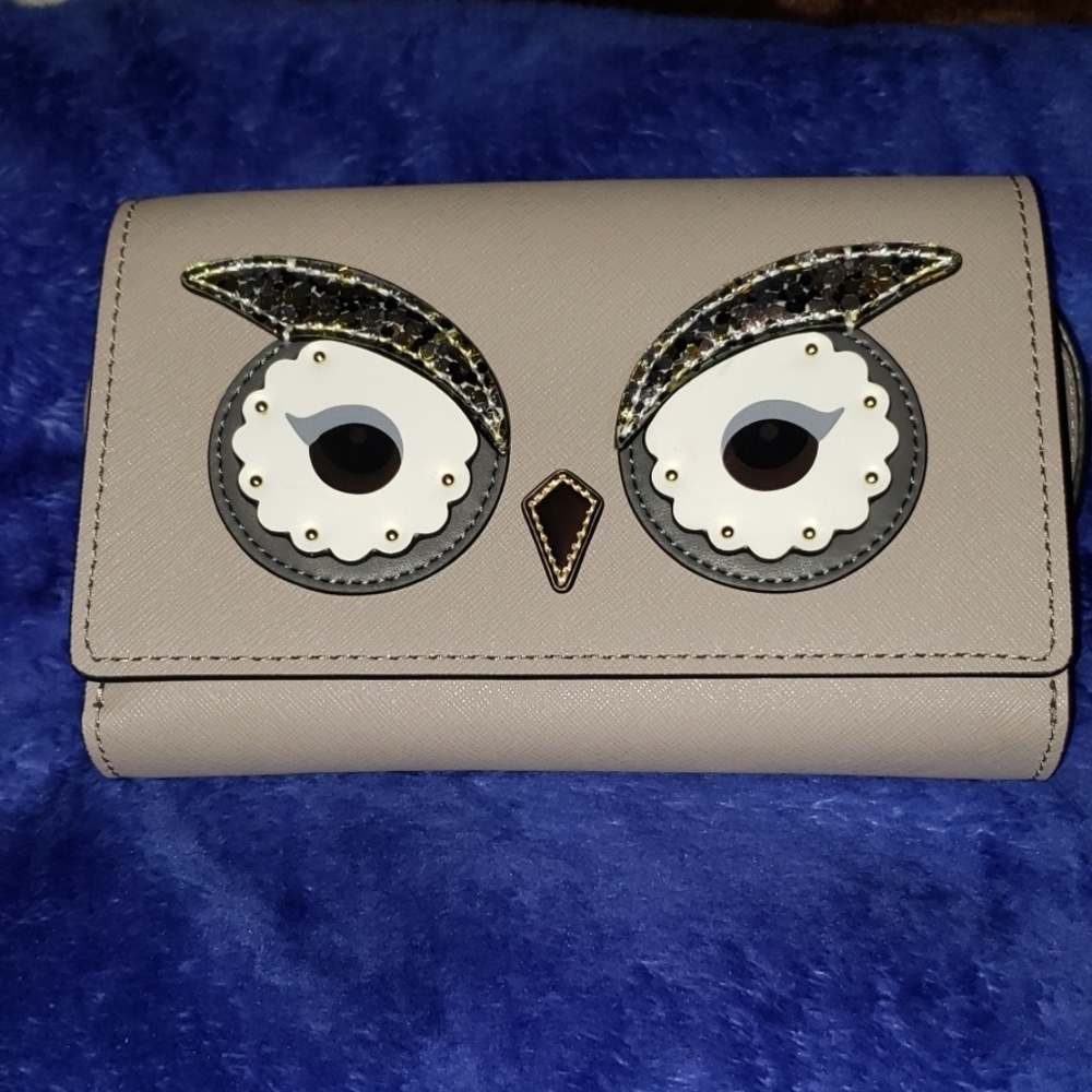 Kate Spade Owl Embellished Eyes Crossbody Bag.